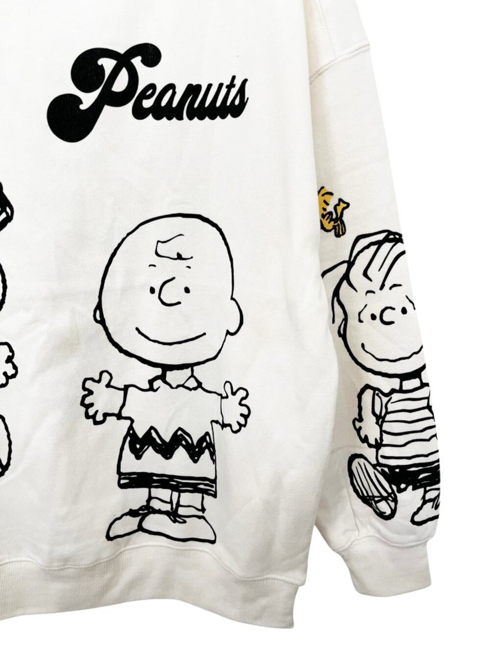 NWOT Peanuts Off The Shoulder Women’s Sweatshirt Small - Picture 5 of 8